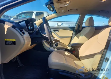 2012 Hyundai Elantra Gls z USA, uszkodzony, nr VIN KMHDH4AE6CU197468